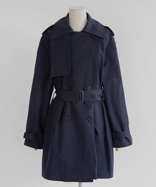 DHOLIC（ディーホリック）の「ベルトSETバックワンタックトレンチコート（トレンチコート・レディース・FREE）」の2枚目の写真