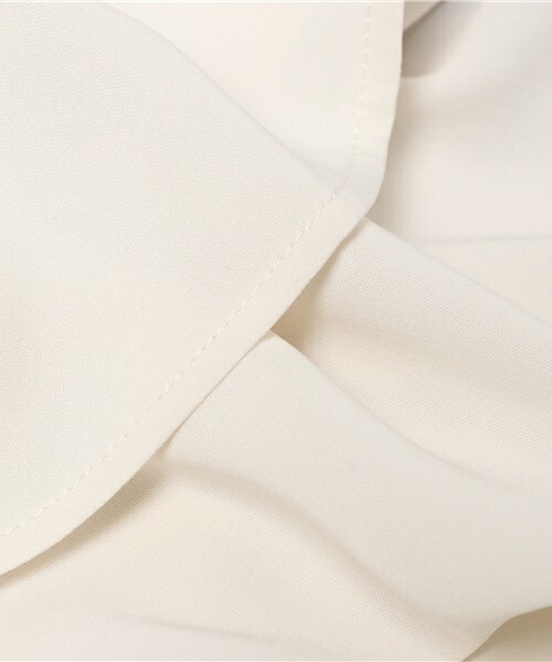 actuel（アクチュエル）の「ベネシャンラッフルブラウス（シャツ/ブラウス・レディース・オフホワイト/ネイビー/ピンク・FREE）」の10枚目の写真