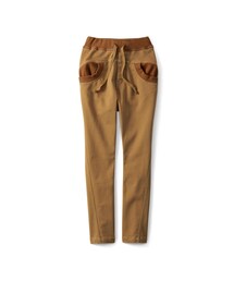Live in comfort | リブ イン コンフォート 新しいシルエットが新鮮! ひざ下フィットでゆる気持ちいい 細ダボパンツ〈キャメル〉(その他パンツ)
