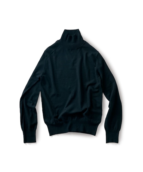 Sunny clouds(サニークラウズ)の「サニークラウズ 熱燗徳利セーター〈メンズ〉黒(ニット/セーター・レディース・ブラック・S /M /L /LB/TY)」の1枚目の写真