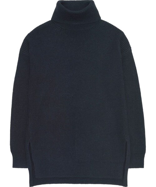 UNIQLO（ユニクロ）の「Women Oversized Turtleneck Tunic（ニット/セーター・レディース・BROWN_35/GRAY_03/NAVY_69/OFF WHITE_01・XS/S/M/L）」の7枚目の写真