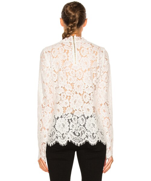 no brand（ノーブランド）の「Kate Sylvester Paulette Top（トップス・レディース・White Lace・XS/S）」の5枚目の写真