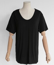 DHOLIC | UネックオーバーサイズTシャツ(Tシャツ/カットソー)