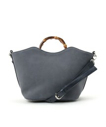 INTERPLANET | バンブーハンドルバッグ(ハンドバッグ)