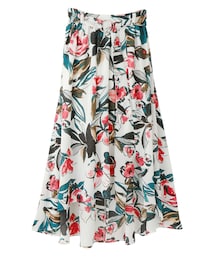 GRL | ベルト付き大花柄イレヘムスカート(スカート)