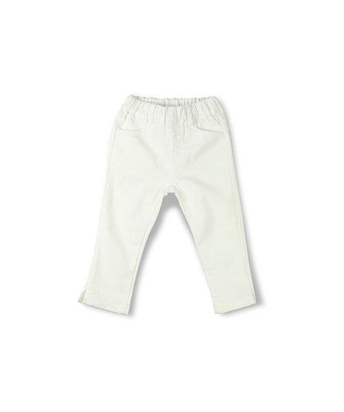 BRANSHES(ブランシェス)の「プレミアムストレッチツイルカプリパンツ(その他パンツ・キッズ・ブラック/ピンク/オフホワイト/イエロー・80~150)」の1枚目の写真