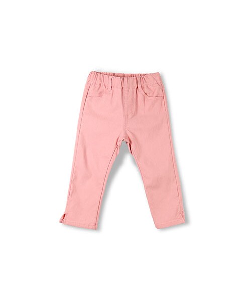 BRANSHES(ブランシェス)の「プレミアムストレッチツイルカプリパンツ(その他パンツ・キッズ・ブラック/ピンク/オフホワイト/イエロー・80~150)」の4枚目の写真