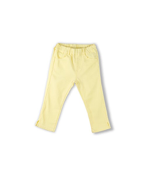 BRANSHES(ブランシェス)の「プレミアムストレッチツイルカプリパンツ(その他パンツ・キッズ・ブラック/ピンク/オフホワイト/イエロー・80~150)」の3枚目の写真