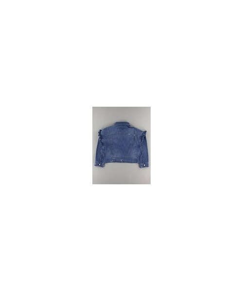 E hyphen world gallery（イーハイフンワールドギャラリー）の「フリルGジャン（ジャケット/アウター・インディゴ/ライトインディゴ・F）」の7枚目の写真