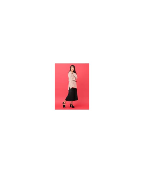 E hyphen world gallery(イーハイフンワールドギャラリー)の「・プリーツガウチョパンツ(パンツ・ライトグレー/ブラック/ピンク・F)」の8枚目の写真