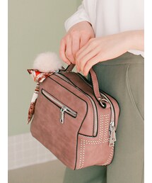 KORMARCH | スカーフポンポンポイントミニマルバッグ(トートバッグ)