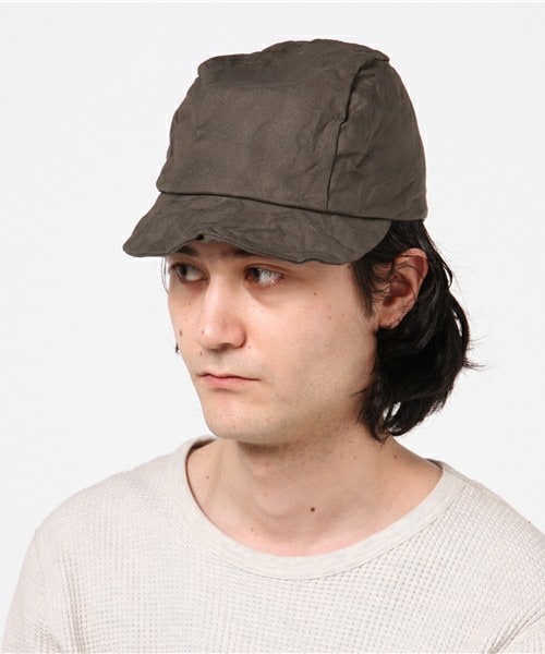 Reinhard Plank（レナードプランク）の「REINHARD PLANK 『CRIX-COATED』ハット（ハット・メンズ・ブラック/カーキ・L）」の2枚目の写真