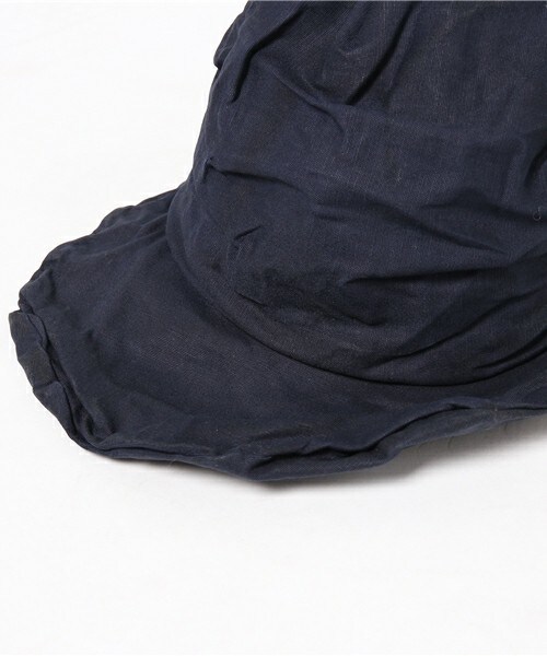 Reinhard Plank（レナードプランク）の「REINHARD PLANK 『SAM COATED』コットンハット（ハット・メンズ・ネイビー・2）」の4枚目の写真