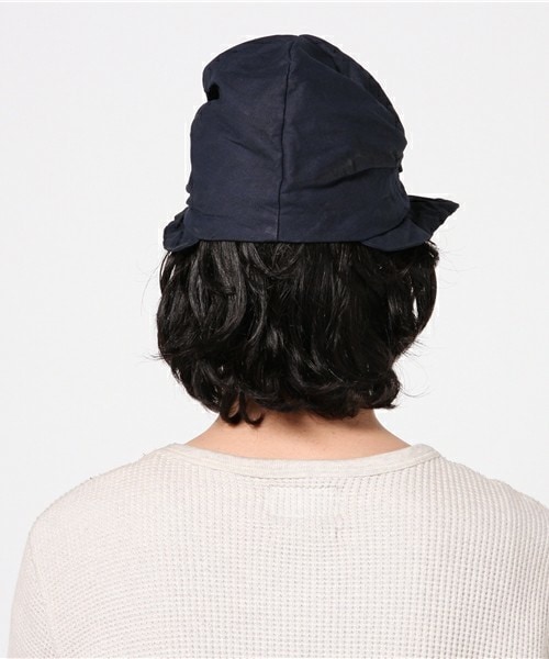 Reinhard Plank（レナードプランク）の「REINHARD PLANK 『SAM COATED』コットンハット（ハット・メンズ・ネイビー・2）」の3枚目の写真