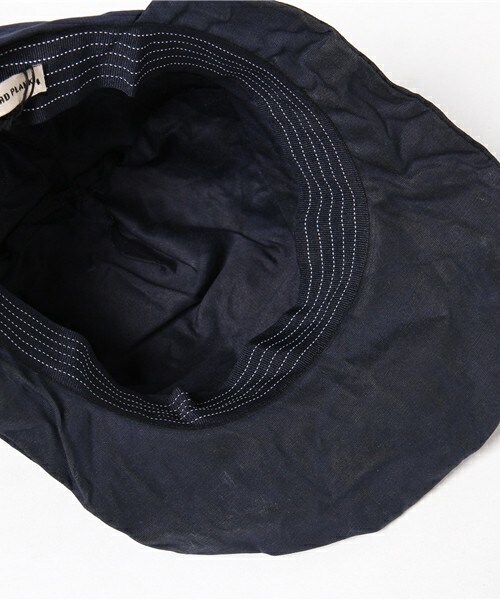 Reinhard Plank（レナードプランク）の「REINHARD PLANK 『SAM COATED』コットンハット（ハット・メンズ・ネイビー・2）」の5枚目の写真