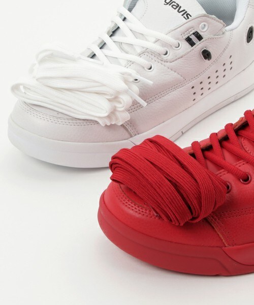 GRAVIS（グラヴィス）の「gravis　TARMAC DLX（スニーカー・メンズ・ホワイト/ブラック/レッド・8/9）」の17枚目の写真