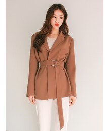 KORMARCH | ベルトセットテーラードジャケット(その他アウター)