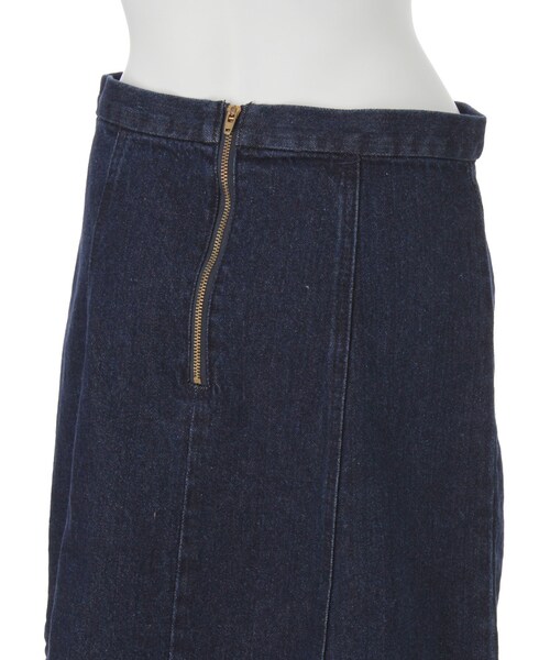 MERCURYDUO（マーキュリーデュオ）の「デニムフリンジスカート（スカート・レディース・アイスブルー/ネイビー・S/M）」の11枚目の写真