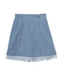 MERCURYDUO | デニムフリンジスカート(スカート)