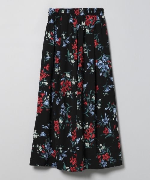 美品 gasa 「湖の城」フラワーワイドパンツ センタープレスタックワイドパンツ