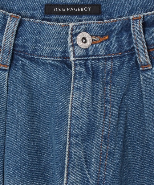 PAGEBOY（ページボーイ）の「タックペインターデニムパンツ（パンツ・レディース・サックス/ブルー/インディゴ・S/M）」の20枚目の写真