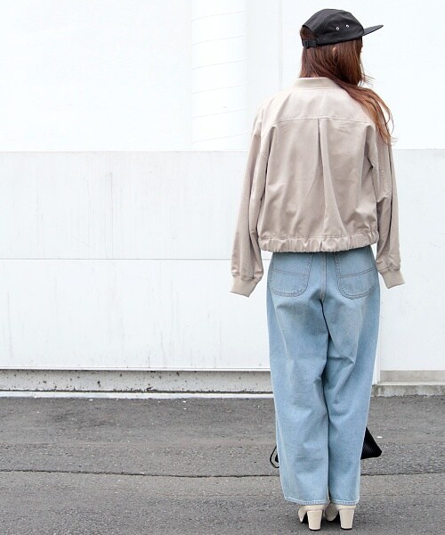 PAGEBOY（ページボーイ）の「タックペインターデニムパンツ（パンツ・レディース・サックス/ブルー/インディゴ・S/M）」の10枚目の写真