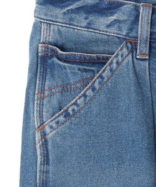 PAGEBOY（ページボーイ）の「タックペインターデニムパンツ（パンツ・レディース・サックス/ブルー/インディゴ・S/M）」の19枚目の写真