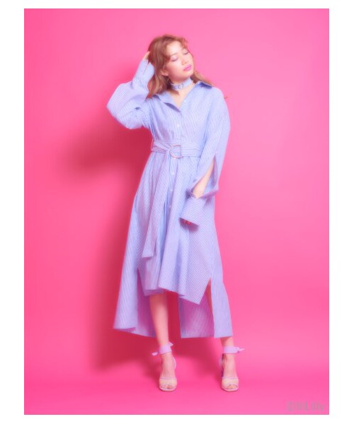 lilLilly（リルリリー）の「[LILICIOUS]ラメヒールサンダル（シューズ・レディース・PINK/PUPRLE/GRAY・1(22-22.5)/2(23-23.5)/3(24-24.5)）」の7枚目の写真