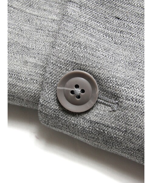 Luv maison（ラブメゾン）の「杢ジョグテーラードジャケット(セットアップ対応)（ジャケット/アウター・メンズ・グレー/オフホワイト・M/L）」の16枚目の写真