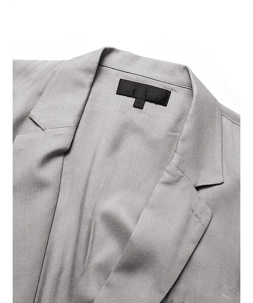 Luv maison（ラブメゾン）の「レーヨンツイルチェスターシャツ（ジャケット/アウター・メンズ・ブラック/グレー/ベージュ・M/L）」の14枚目の写真