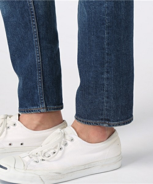 JAPAN BLUE JEANS（ジャパンブルージーンズ）の「ジャパンブルージーンズ別注 ストレッチ リペアジーンズ（9分丈）/JAPAN MADE（デニムパンツ・メンズ・ホワイト/インディゴブルー・SS/S/M/L）」の9枚目の写真