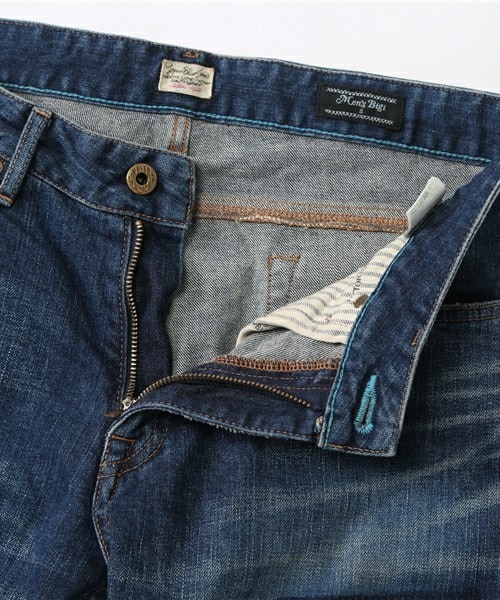 JAPAN BLUE JEANS（ジャパンブルージーンズ）の「ジャパンブルージーンズ別注 ストレッチ リペアジーンズ（9分丈）/JAPAN MADE（デニムパンツ・メンズ・ホワイト/インディゴブルー・SS/S/M/L）」の10枚目の写真