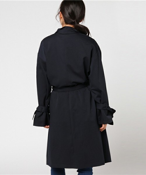 archives（アルシーヴ）の「ツイルガウンテロンチ（トレンチコート・レディース・グレー/ベージュ/ネイビー・MEDIUM）」の6枚目の写真