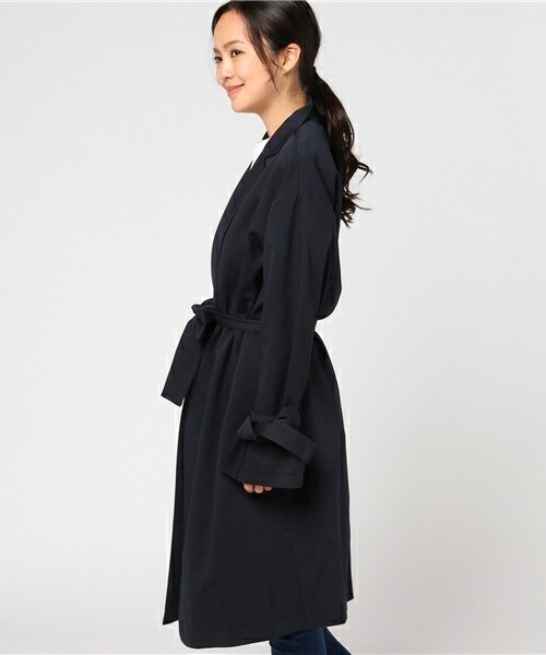 archives（アルシーヴ）の「ツイルガウンテロンチ（トレンチコート・レディース・グレー/ベージュ/ネイビー・MEDIUM）」の5枚目の写真