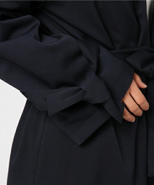 archives（アルシーヴ）の「ツイルガウンテロンチ（トレンチコート・レディース・グレー/ベージュ/ネイビー・MEDIUM）」の8枚目の写真