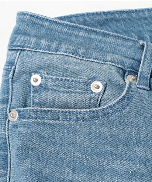 archives（アルシーヴ）の「ダメージデニムスキニーパンツ（デニムパンツ・レディース・ネイビー/ロイヤルブルー・SMALL/MEDIUM）」の11枚目の写真