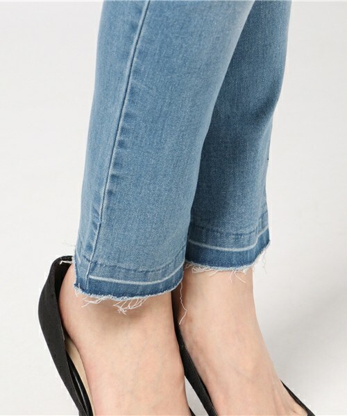 archives（アルシーヴ）の「ダメージデニムスキニーパンツ（デニムパンツ・レディース・ネイビー/ロイヤルブルー・SMALL/MEDIUM）」の9枚目の写真