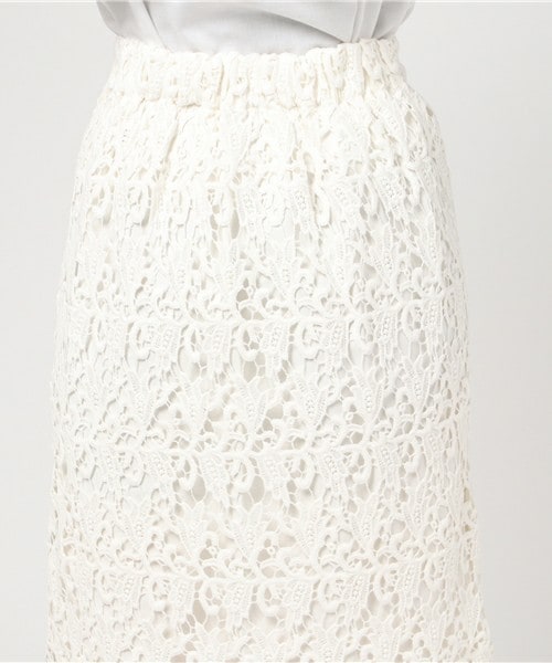 archives（アルシーヴ）の「レースタイトスカート（スカート・レディース・オフホワイト/ブラック/グレー・MEDIUM）」の8枚目の写真