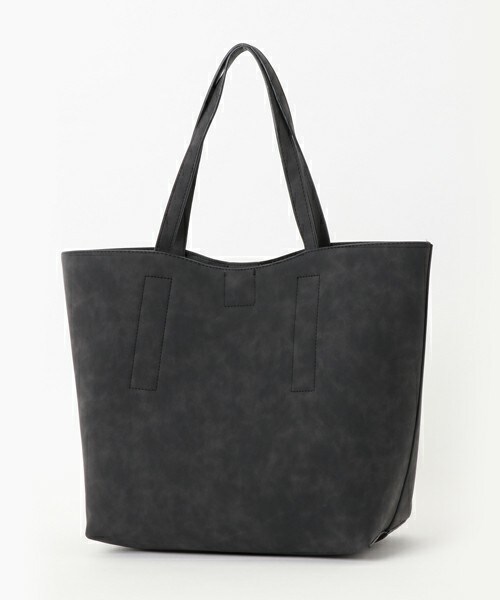 INTERPLANET（インタープラネット）の「ヌバック調リバーシブルトート（トートバッグ・レディース・ライトグレー/ダークグレー/ピンク・フリー）」の4枚目の写真