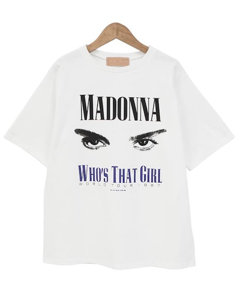 Dailyabout(デイリーアバウト)の「ラウンドネックプリント半袖Tシャツ(P0000WUY)(Tシャツ/カットソー・レディース・FREE)」の1枚目の写真