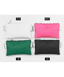 Dailyabout | ベーシックスクエア合成皮革ミニクラッチバッグ(P0000WVG)(クラッチバッグ)