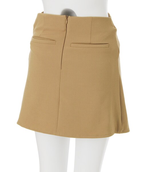 EVRIS（エヴリス）の「Beltedラップミニスカート（スカート・レディース・ブラック/ベージュ・S/M）」の10枚目の写真