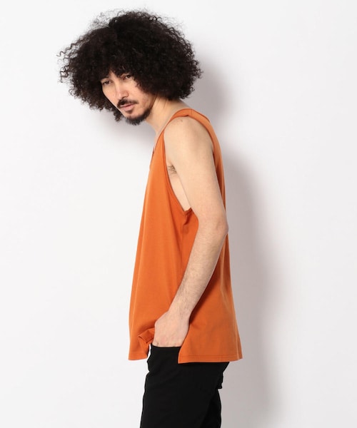 QUIANA（キアナ）の「QUIANA/キアナ LAYER LONG TANK/タンクトップ（トップス・メンズ・WHITE/GREY/ORANGE・M/L）」の2枚目の写真