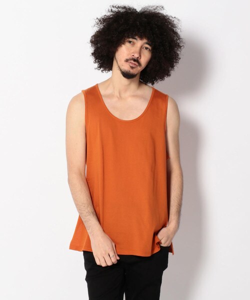 QUIANA（キアナ）の「QUIANA/キアナ LAYER LONG TANK/タンクトップ（トップス・メンズ・WHITE/GREY/ORANGE・M/L）」の10枚目の写真