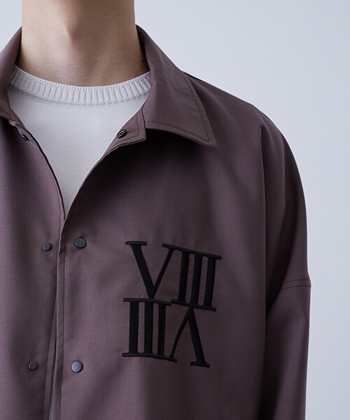 SHAREEF（シャリーフ）の「【3月24日入荷予定】オフショルダーコーチJKT（その他・メンズ・BLK/BRN・1/2）」の8枚目の写真