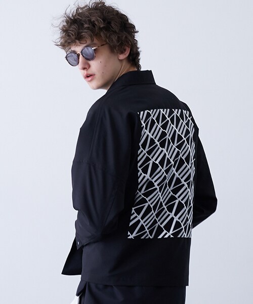 SHAREEF（シャリーフ）の「【3月24日入荷予定】オフショルダーコーチJKT（その他・メンズ・BLK/BRN・1/2）」の3枚目の写真