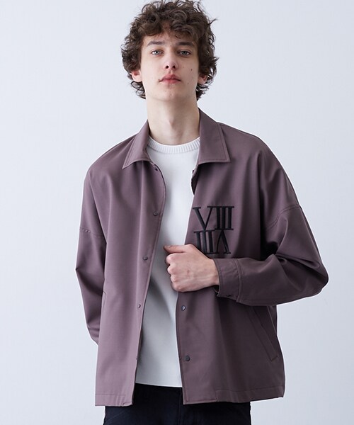 SHAREEF（シャリーフ）の「【3月24日入荷予定】オフショルダーコーチJKT（その他・メンズ・BLK/BRN・1/2）」の2枚目の写真