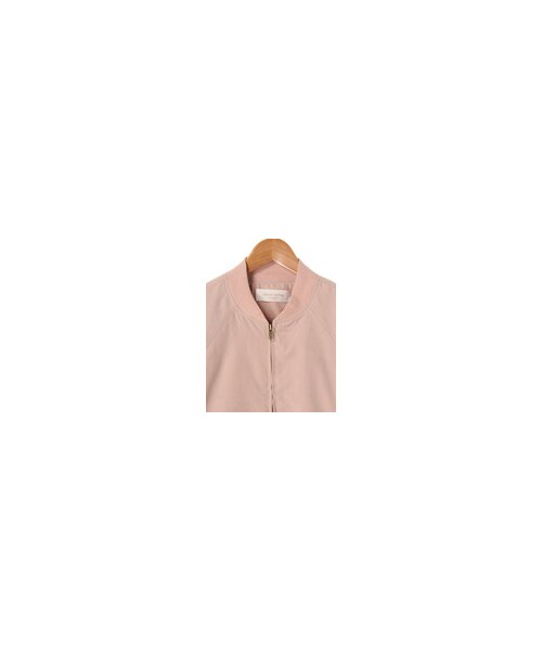 Green Parks(グリーンパークス)の「【Special Price】chocol raffine robe スエード風ブルゾン(ジャケット/アウター・ピンク/カーキ/ネイビー・F)」の9枚目の写真