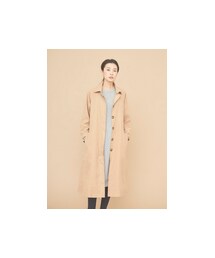 SEVENDAYS=SUNDAY | ポリナイロンピーチ ステンカラーコート(ジャケット/アウター)