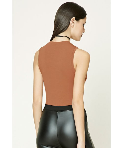 FOREVER 21（フォーエバー トゥエンティーワン）の「ソフトノースリーブボディスーツ（その他・レディース・MAUVE/DUSTY BLUE/DARK GREY・XS/S/M/L/XL）」の3枚目の写真